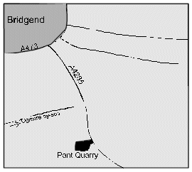 Pant Quarry Map